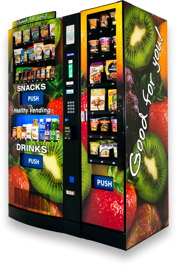 One of the high-quality vending machines Healthy Vending San Diego